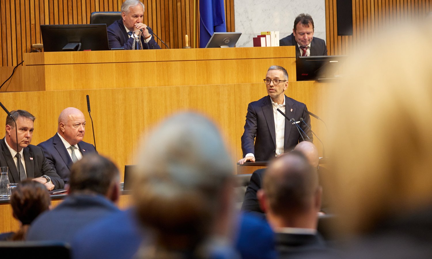 Kickl stellt Handlungsfähigkeit der Ampel infrage — Parlamentsdirektion/ Thomas Topf