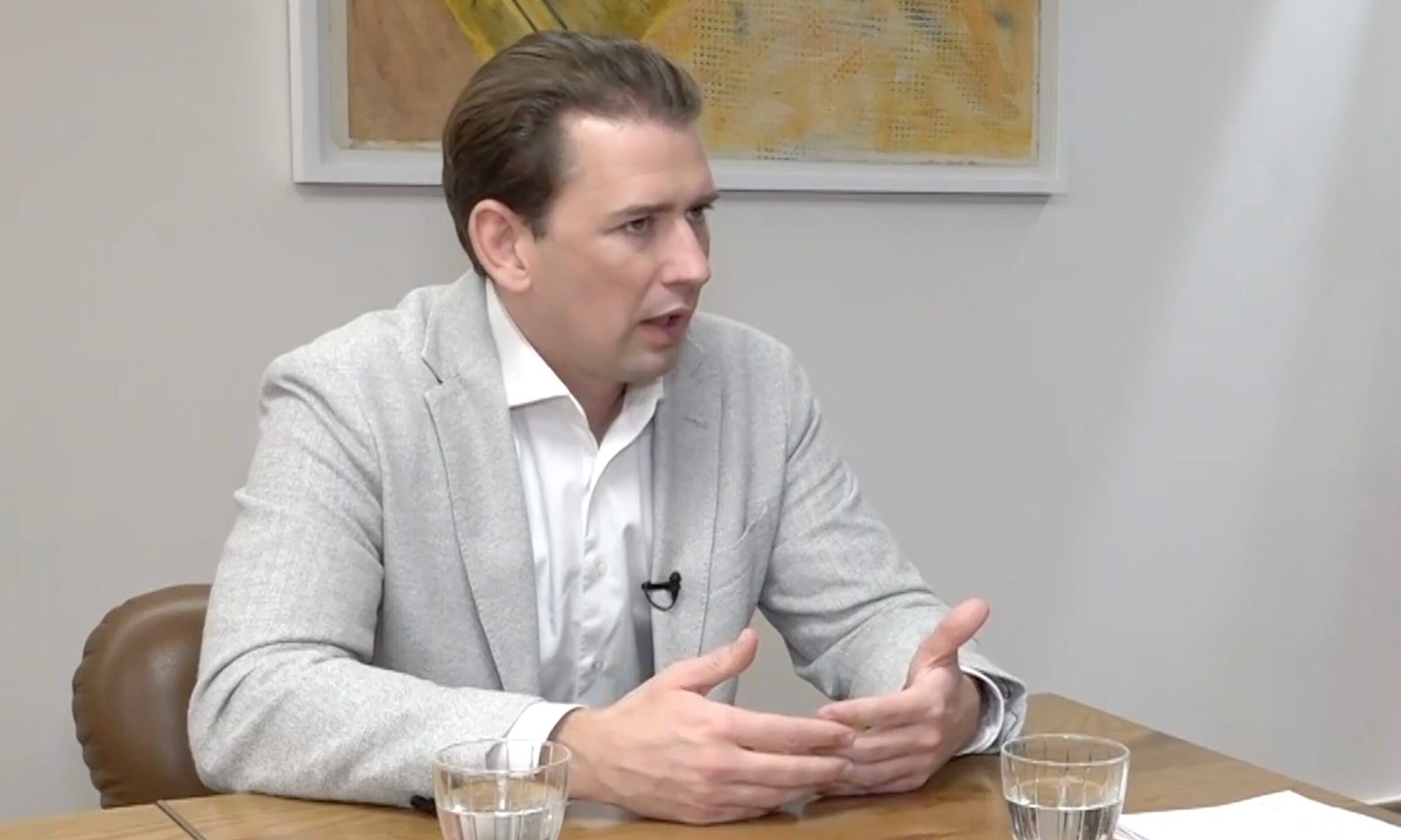 Sebastian Kurz — Screenshot / Oe24