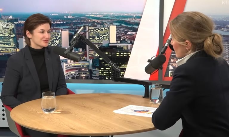 Marlene Svazek und Johanna Hager — Screenshot / Kurier