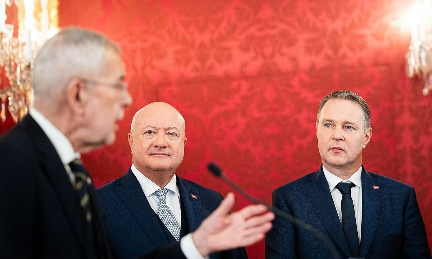 VdB, Stocker, Babler — © BMEIA/ Michael Gruber