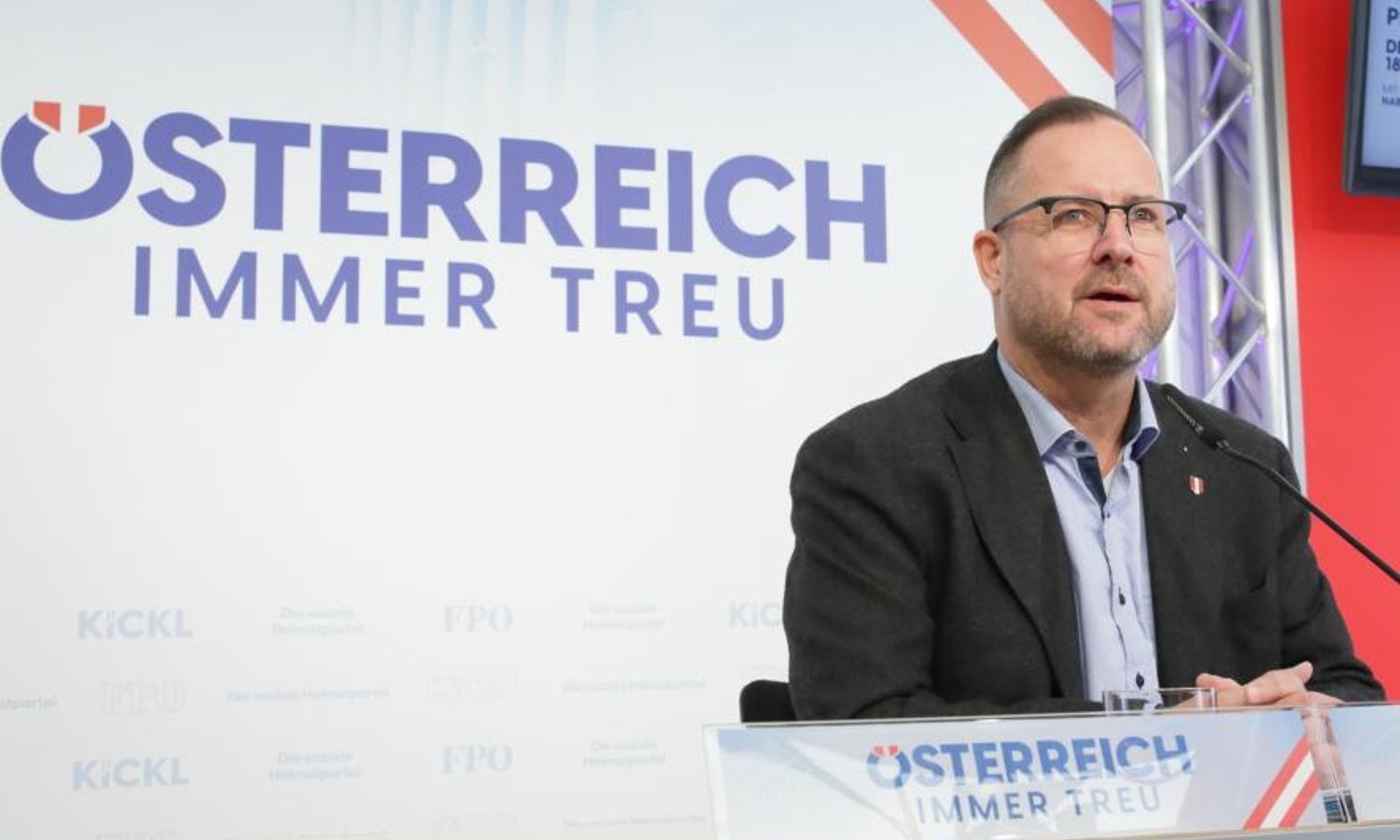 Freiheitliche rechnen mit Verlierer-Ampel ab — Andreas Ruttinger / FPÖ
