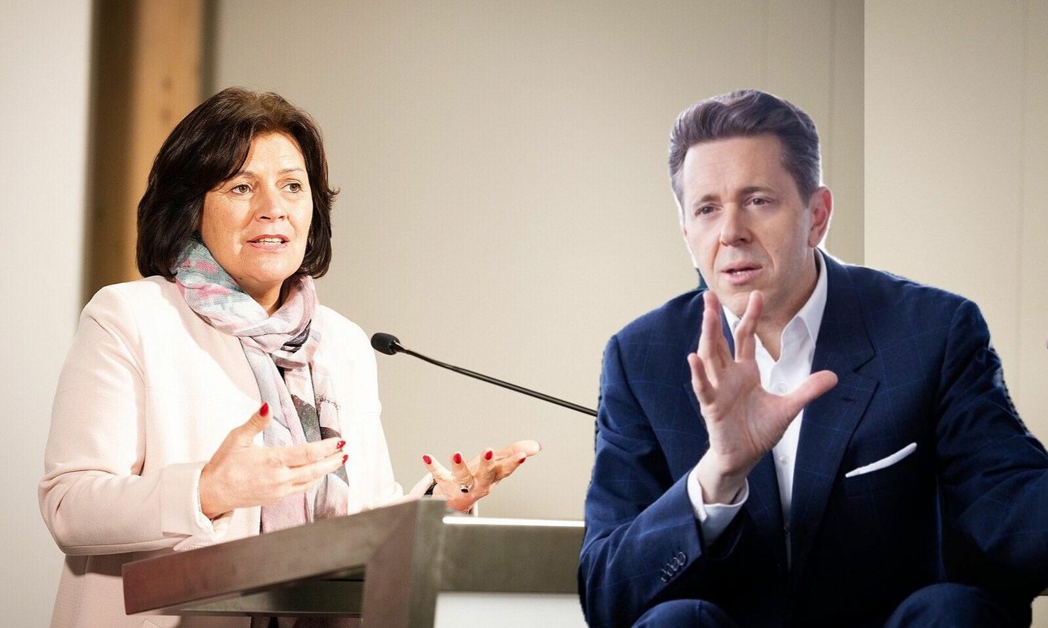 Renate Anderl und Harald Mahrer — WKO / SPÖ Presse und Kommunikation / Wikimedia CC BY-SA 2.0
