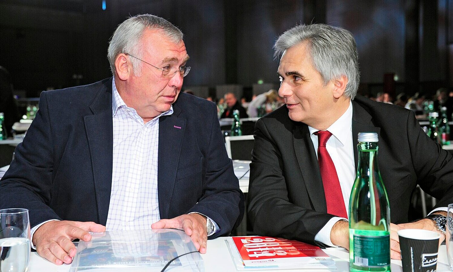 Alfred Gusenbauer und Werner Faymann — SPÖ Presse und Kommunikation / Wikimedia CC BY-SA 2.0