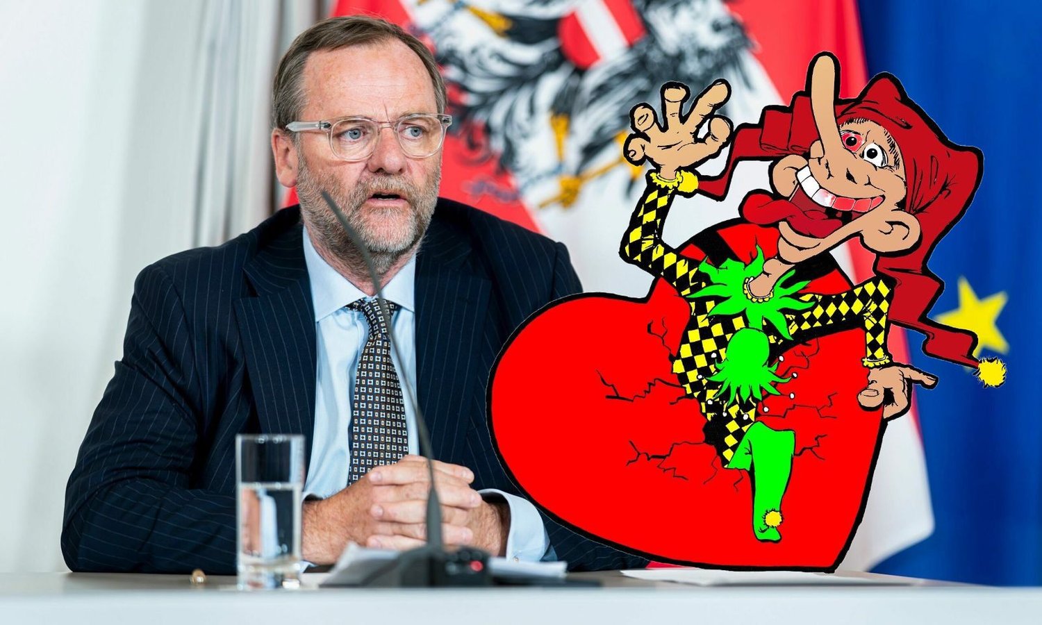 Josef Schellhorn und Kasperl — Florian Schrötter / BKA / charlygutmann / pixabay.com