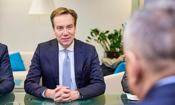 Der Norweger Børge Brende – hier 2024 beim Besuch der EU-Kommission – wird das Weltwirtschaftsforum in Zukunft nicht mehr leiten.