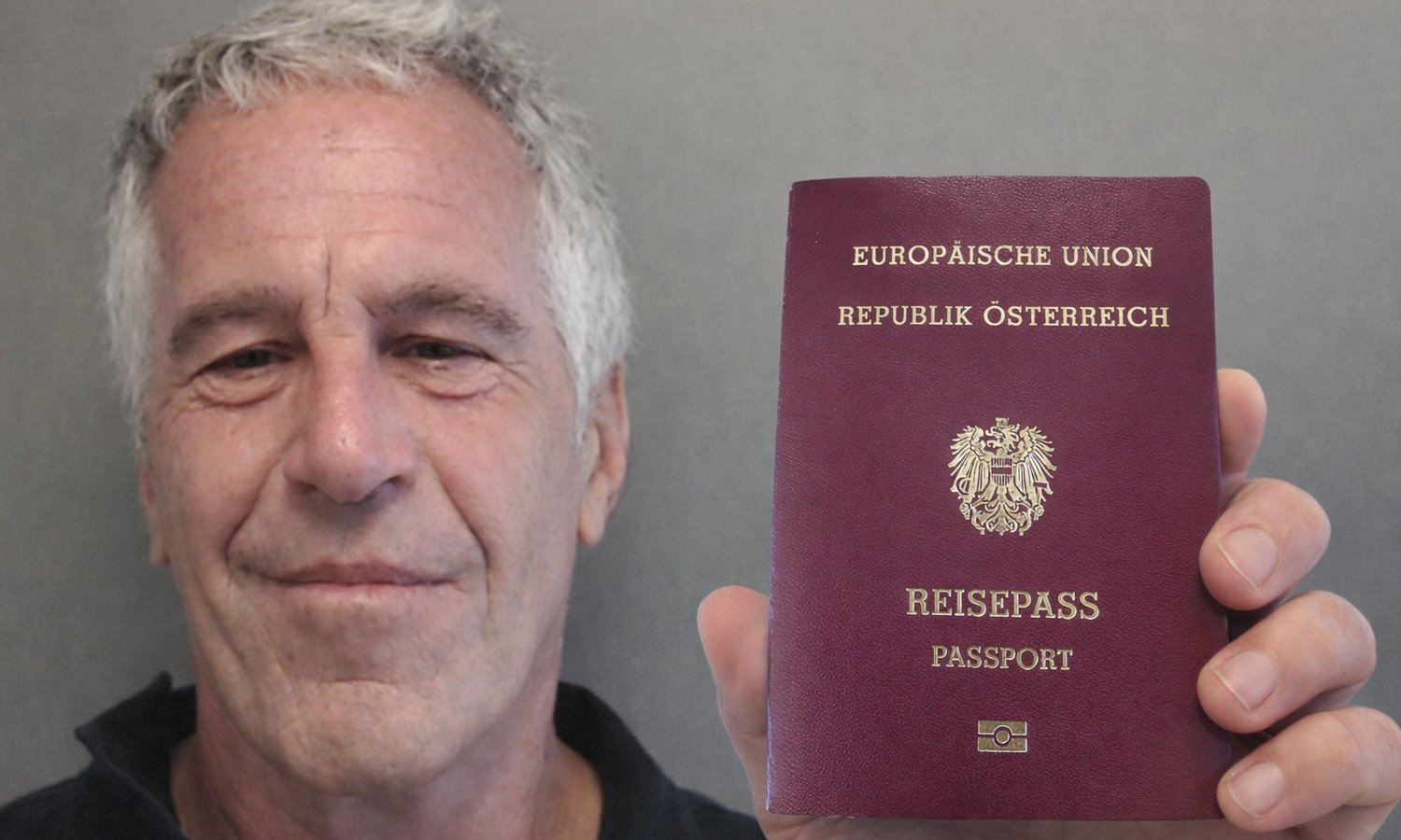 Österreich im Fokus: Heikle politische Fragen — Epstein: State of Floria / wikimediacommons.org (PD) / Reisepass: Dominik Plangg / wikimediacommons.org (copyrighted free use), bearbeitet