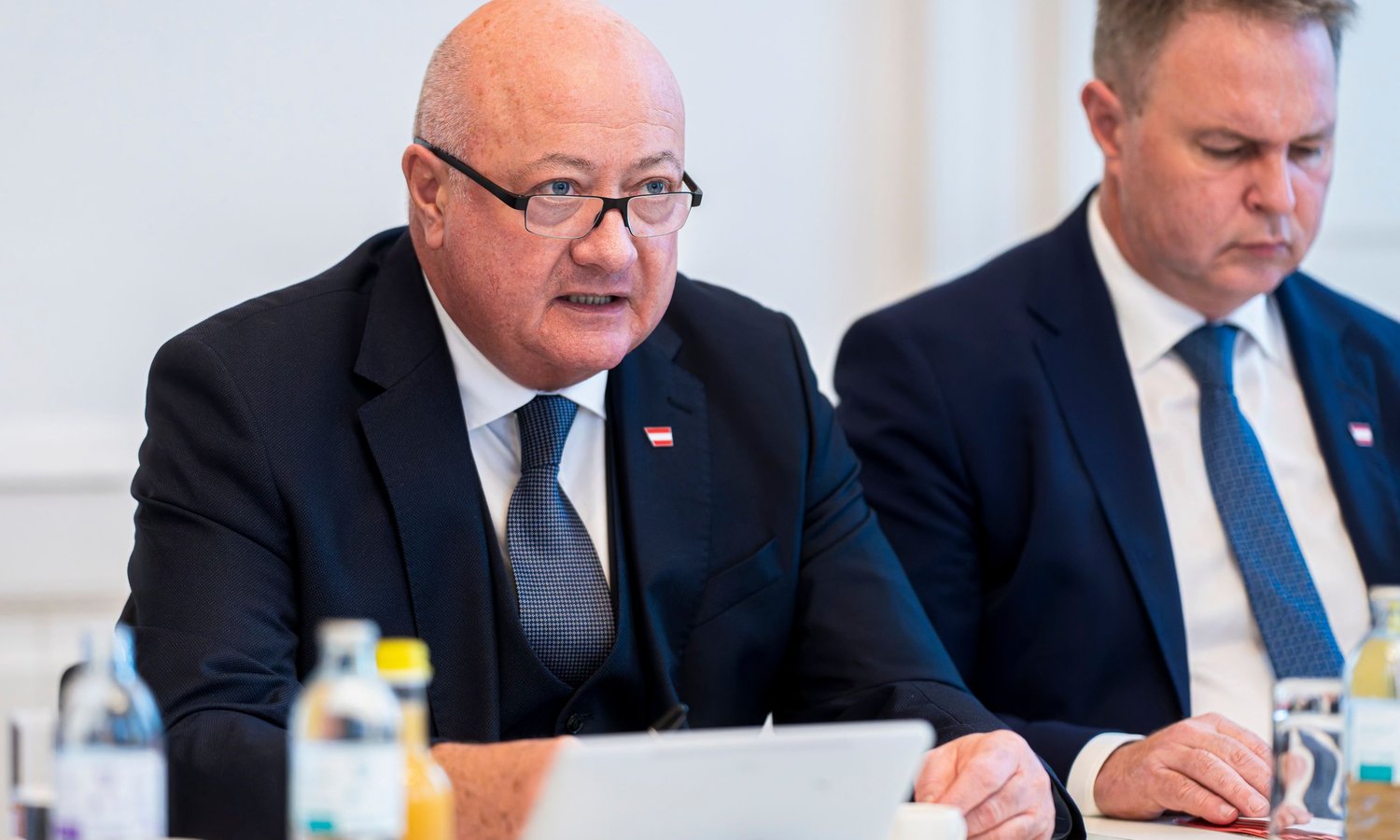 Christian Stocker und Andreas Babler — Florian Schrötter / BKA