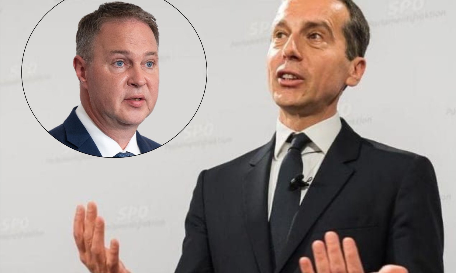 Andreas Babler und Christian Kern — Paul Gruber / BKA / unzensuriert