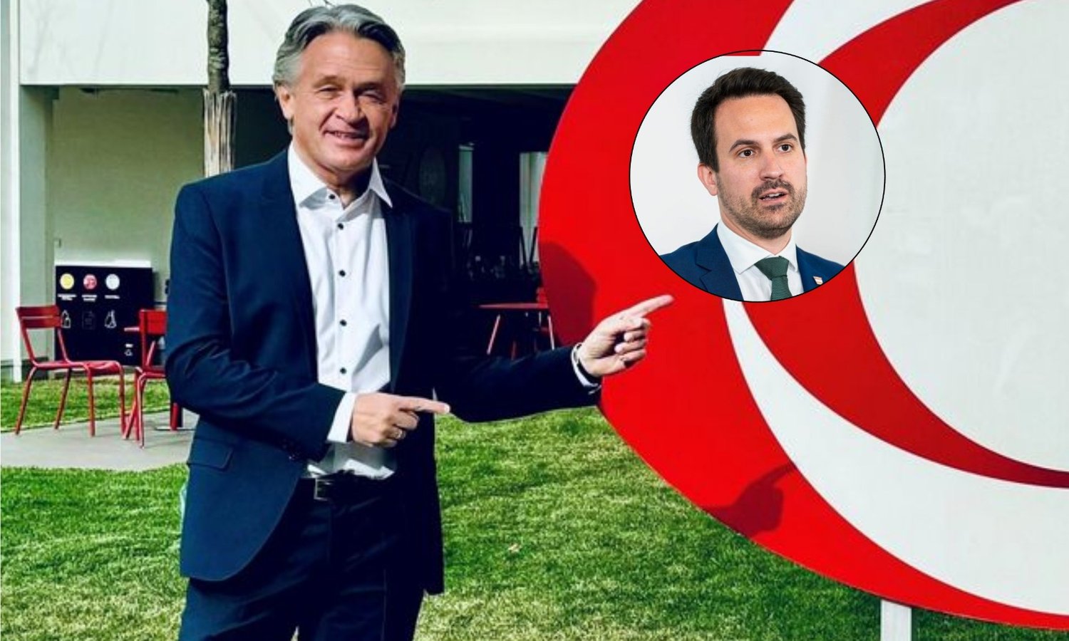 Peter Westenthaler und Christoph Wiederkehr — Screenshot / orf-inside.at / Florian Schrötter / BKA