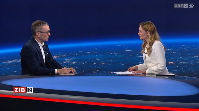 „Krone“ ärgert sich über Kickls Solo im ORF — Screenshot ORF.at