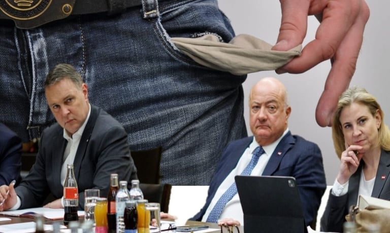 Bundesregierung und Arbeitsloser — BKA/Andy Wenzel / csamhaber / pixabay.com