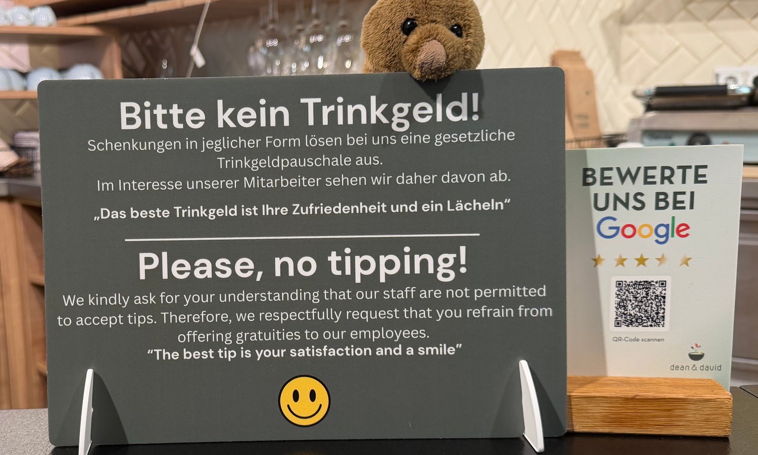 Trinkgeld — unzensuriert