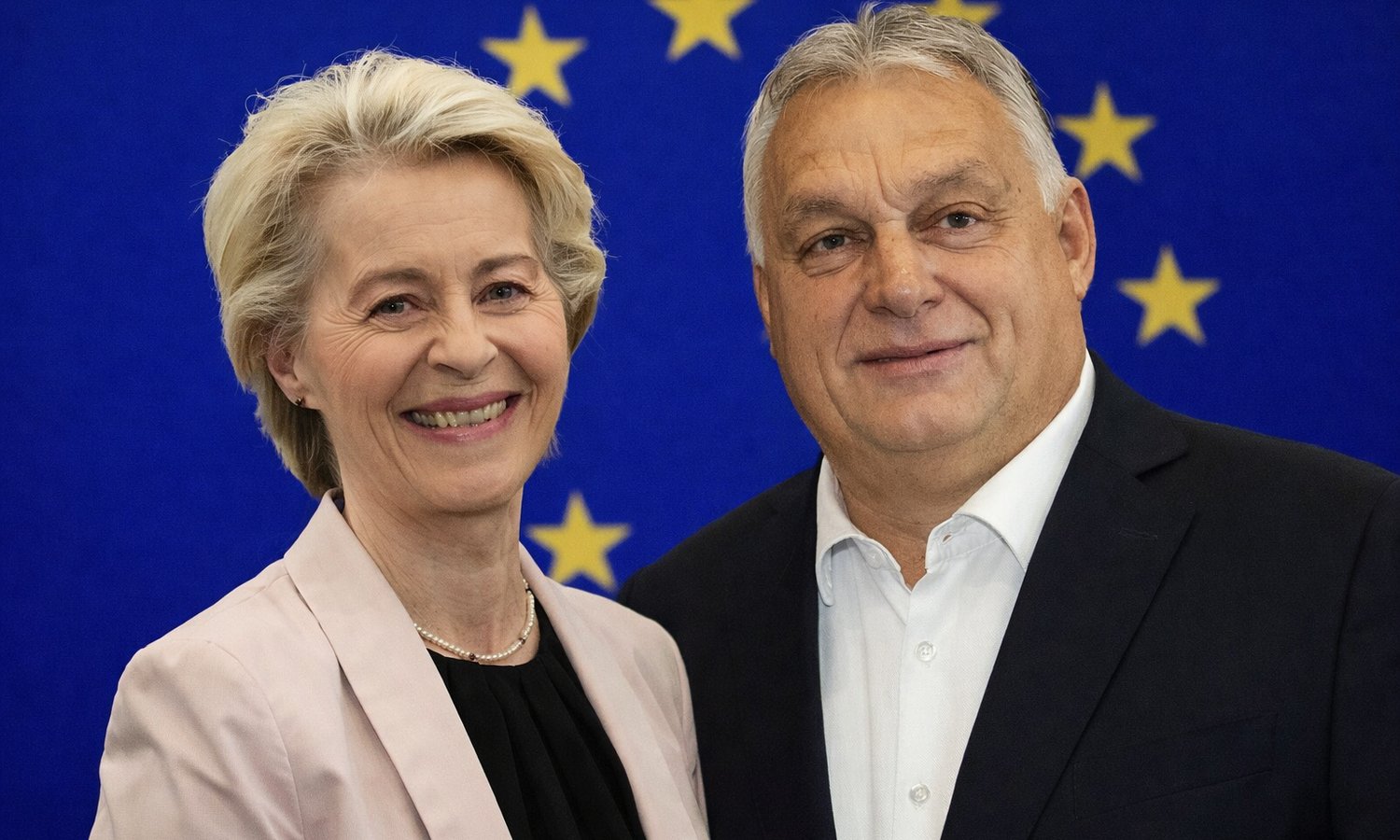 Ukraine-Zahlung trotz ungarischem Veto geplant — Von der Leyen: European Parliament / wikimediacommons.org (CC BY 2.0) / Orban: Vox España / wikimediacommons.org (CC0 1.0)