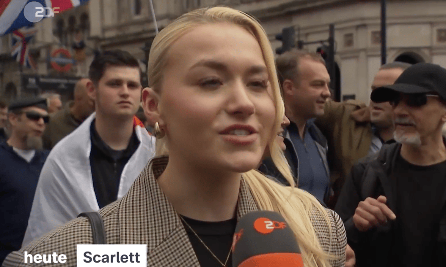 ZDF macht Britin zu Ausländerhasserin — Screenshot ZDF