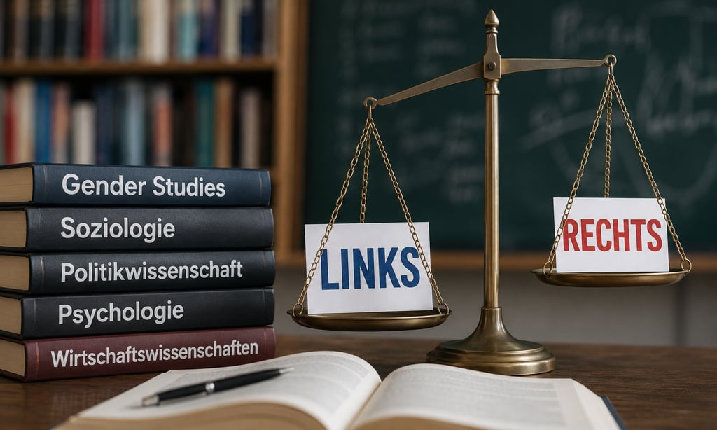 600.000 Arbeiten aus der Sozialforschung wurden untersucht. Ab 1990 verschoben sie sich noch weiter nach links, insbesondere in der Gesellschaftsforschung.