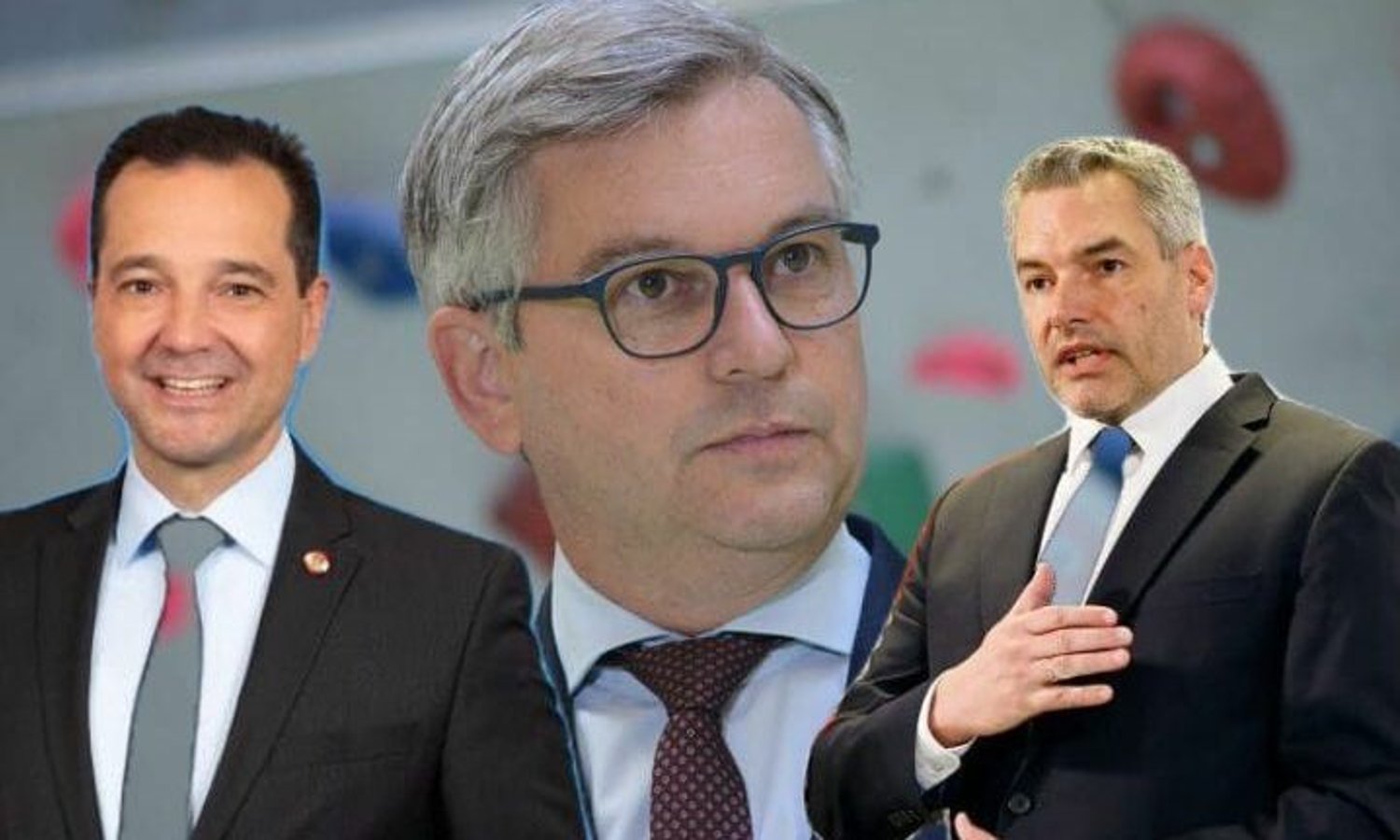 Loacker, Brunner, Nehammer — Dragan Tatic / BKA / © Parlamentsdirektion / PHOTO SIMONIS