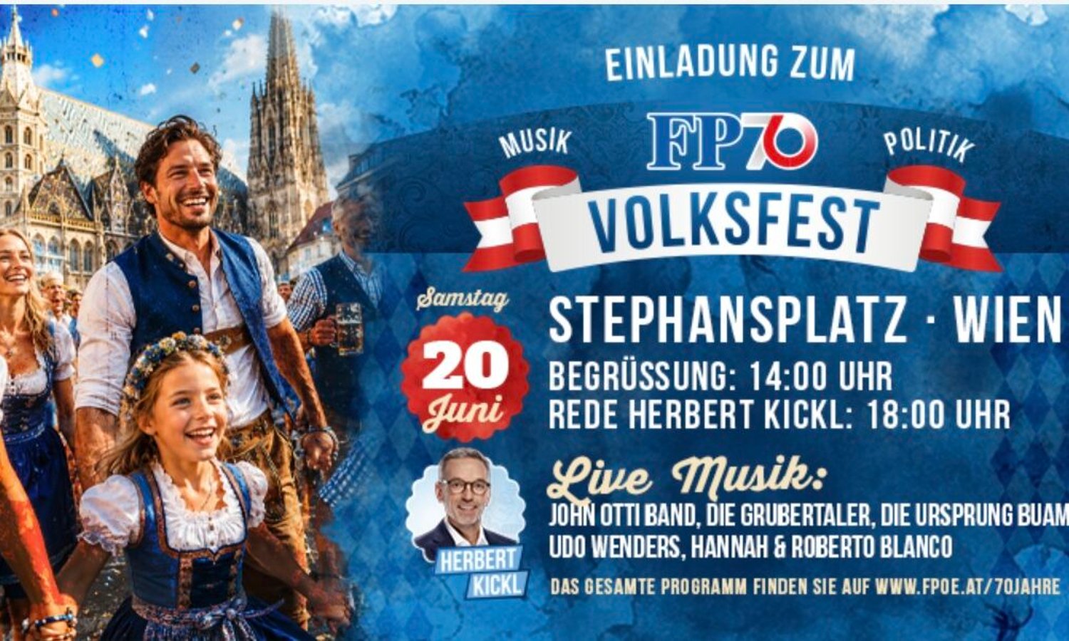 70 Jahre FPÖ — FPÖ