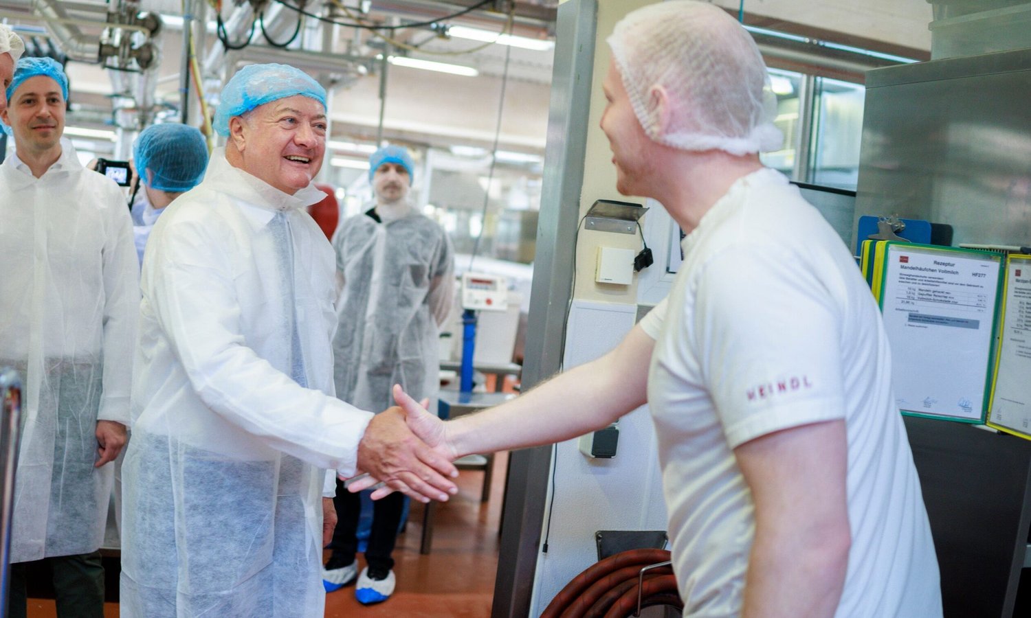 Stocker auf Betriebsbesuch — BKA/Andy Wenzel