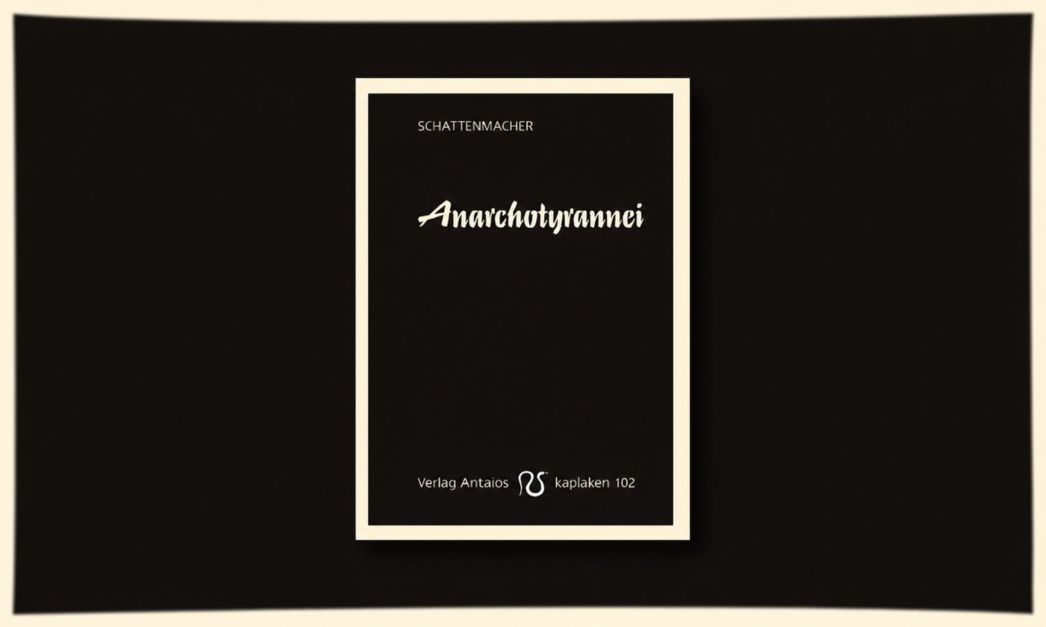 "Schattenmacher"-Buch bei Antaios erschienen — Verlag Antaois
