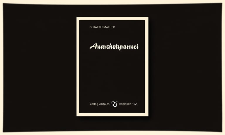 "Schattenmacher"-Buch bei Antaios erschienen — Verlag Antaois