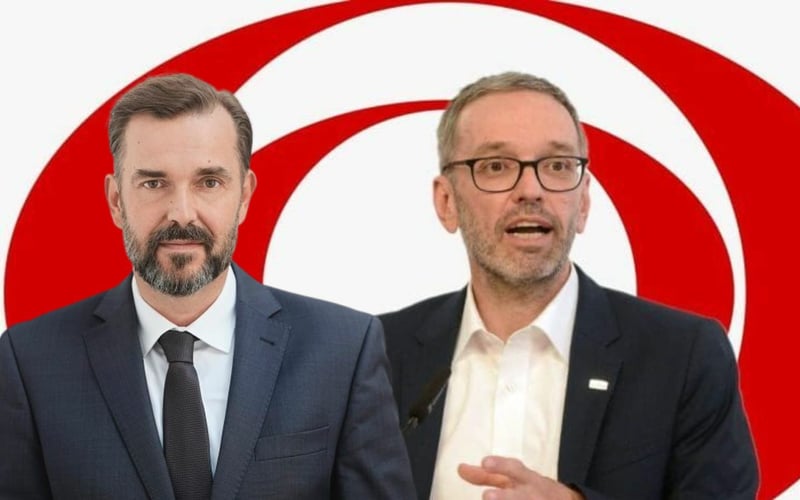 Clemens Pig und Herbert Kickl, ORF