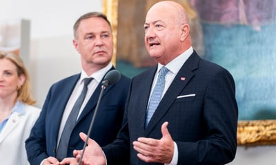 Stocker, Babler, Meinl-Reisinger — BKA/Florian Schrötter