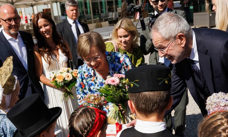Van der Bellen und Doris Schmidauer