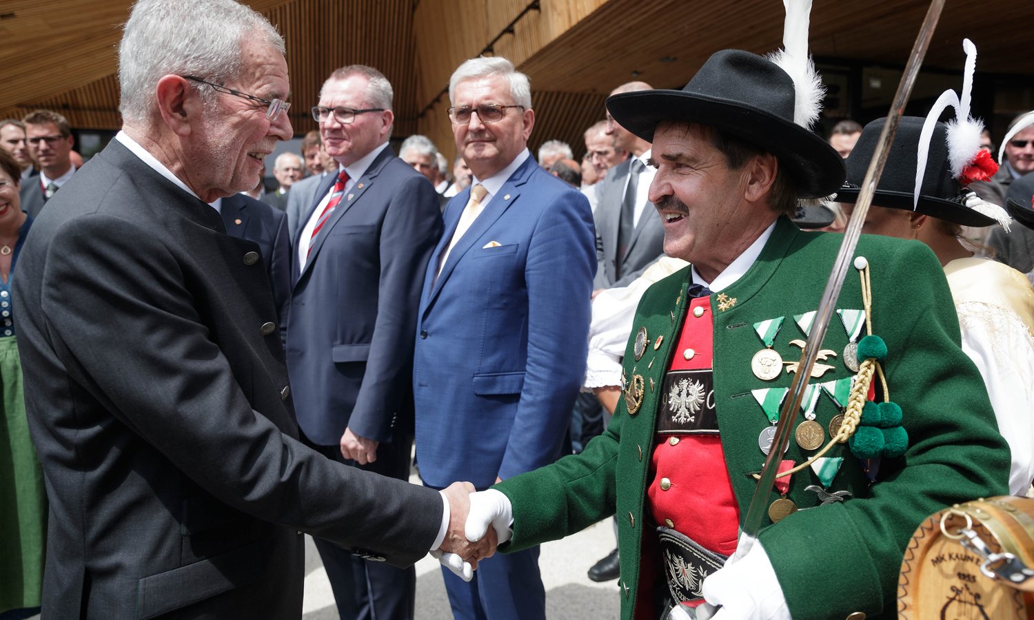 Van der Bellen in Tracht — Peter Lechner/HBF