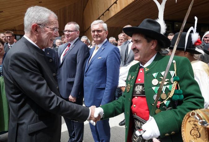 Van der Bellen in Tracht — Peter Lechner/HBF