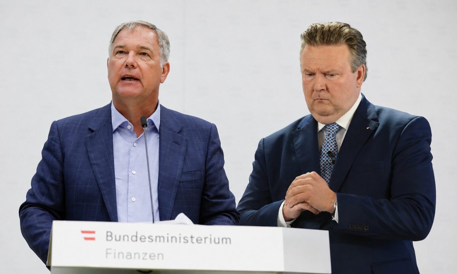 Walter Ruck und Michael Ludwig — Bundesministerium für Finanzen / Wikimedia CC BY 2.0 / unzensuriert