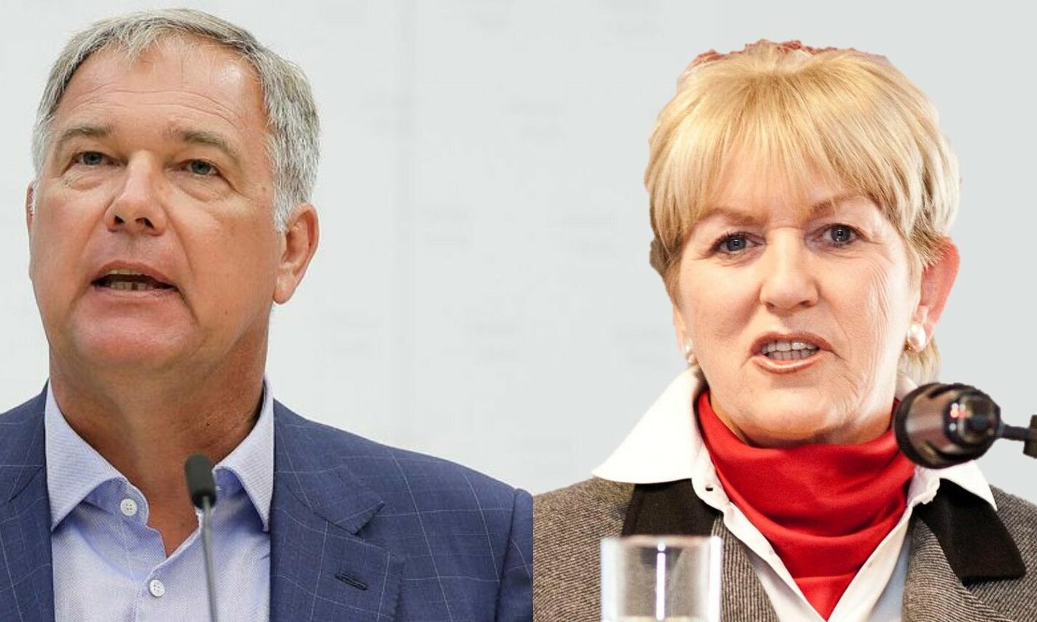 Walter Ruck und Maria Rauch-Kallat — Bundesministerium für Finanzen / Wikimedia CC BY 2.0 / Michele Pauty for Austrian Airlines Group / Wikimedia CC BY-SA 2.0