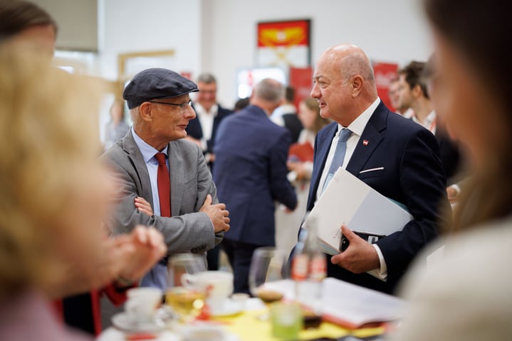 Markus Marterbauer und Christians Stocker