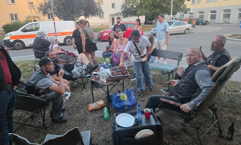 Grillen am Cizekplatz