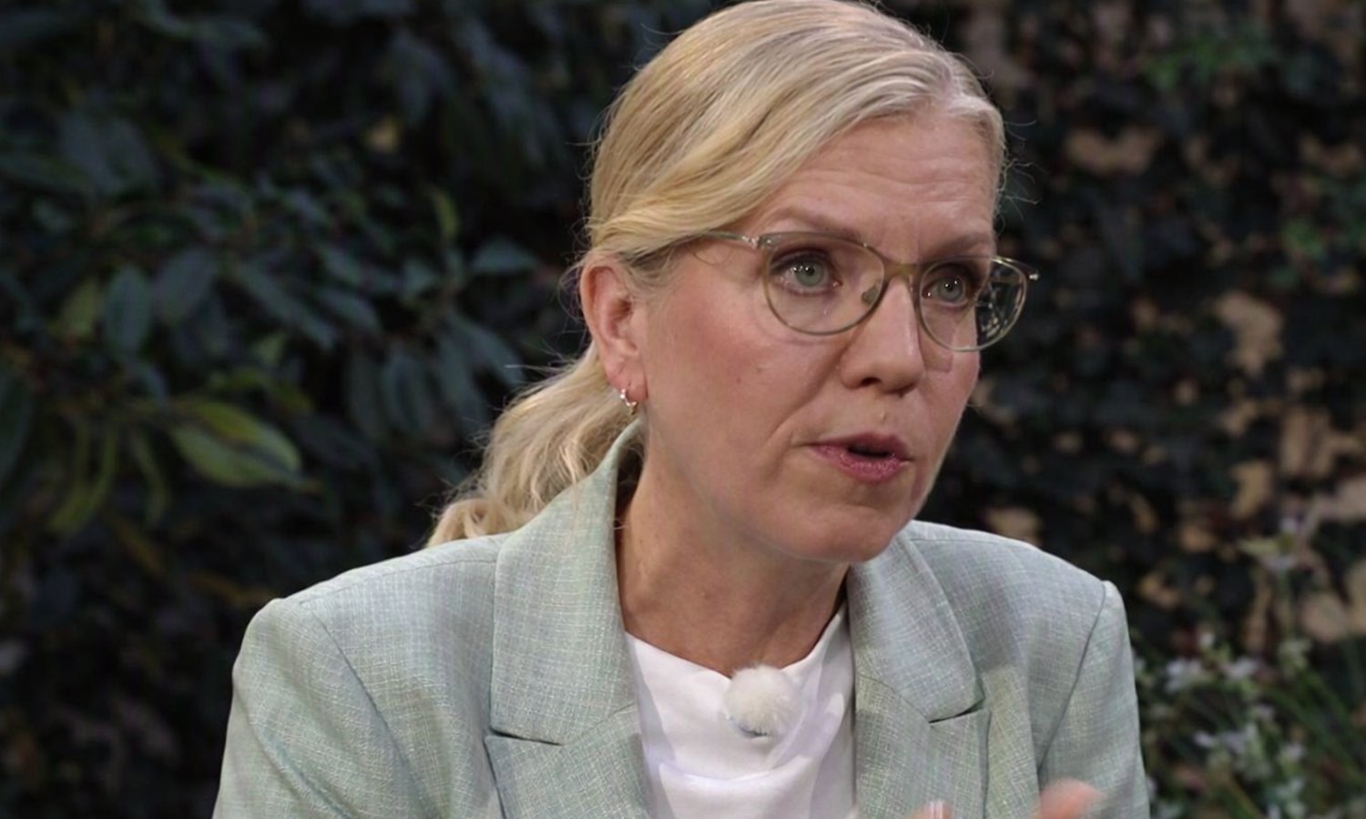 Gewessler mit viel Kritik, aber wenig Konkretem — Screenshot ORF ON