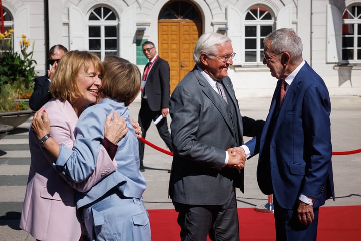 Van der Bellen und Frank-Walter Steinmeier