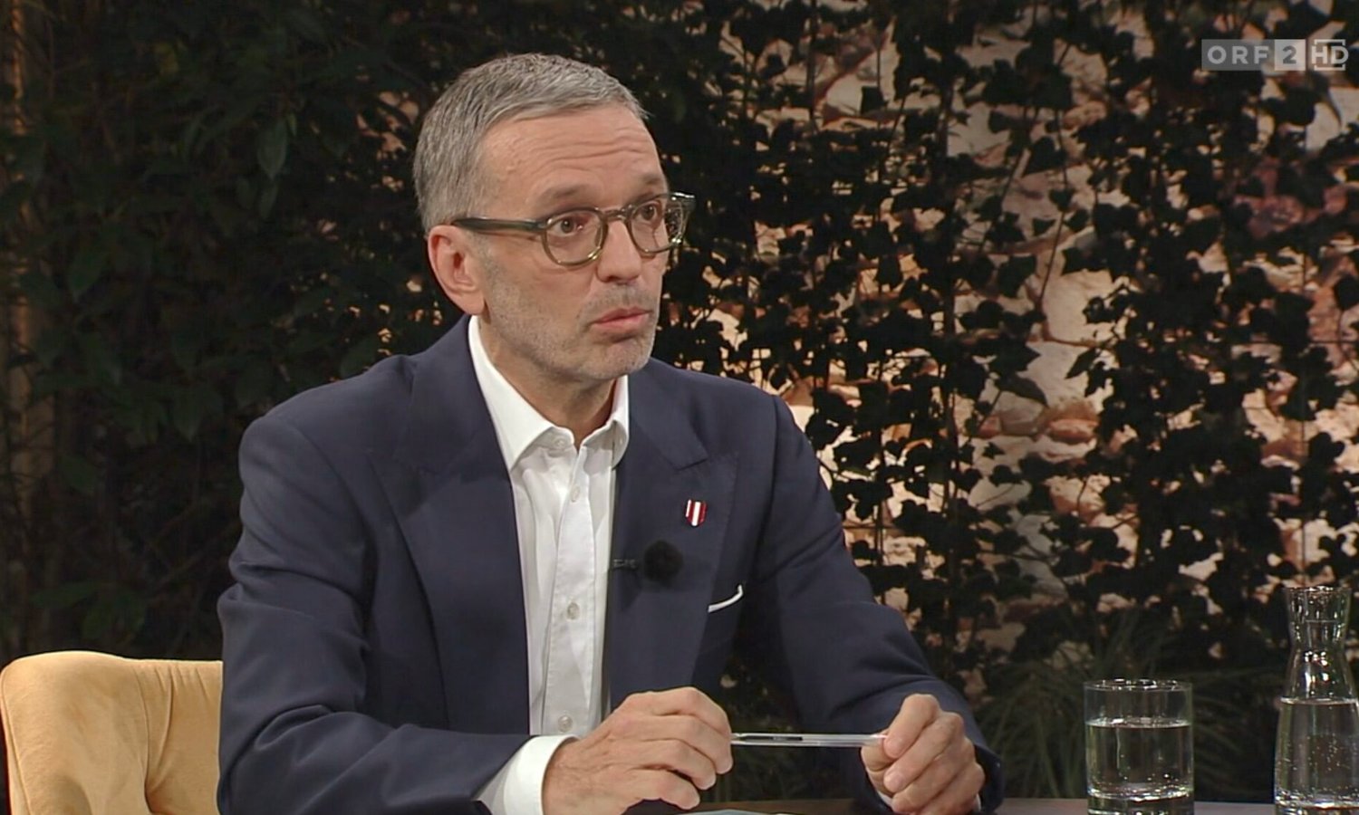Herbert Kickl ORF-Sommergespräch 2026 — Screenshot / ORF ON