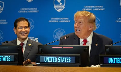 Nach Trump-Rede vor den Vereinten Nationen: Vilimsky verlangt Rückbesinnung auf staatliche Souveränität — U.S. Department of State  CC-PD-Mark
