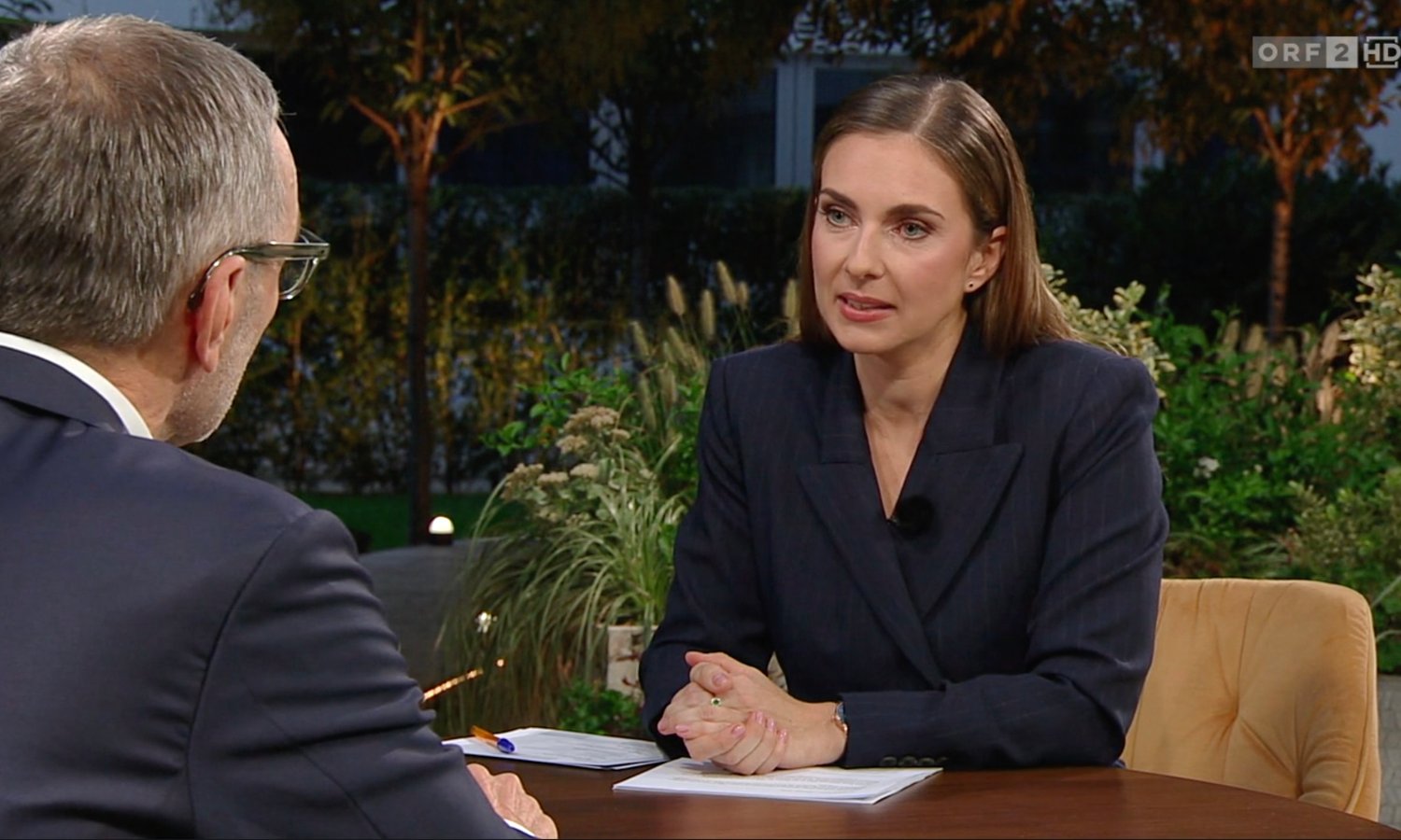 Herbert Kickl und Simone Stribl — Screenshot / ORF ON