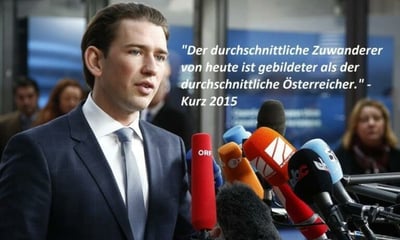 Sebastian Kurz und Spruch — Dragan Tatic