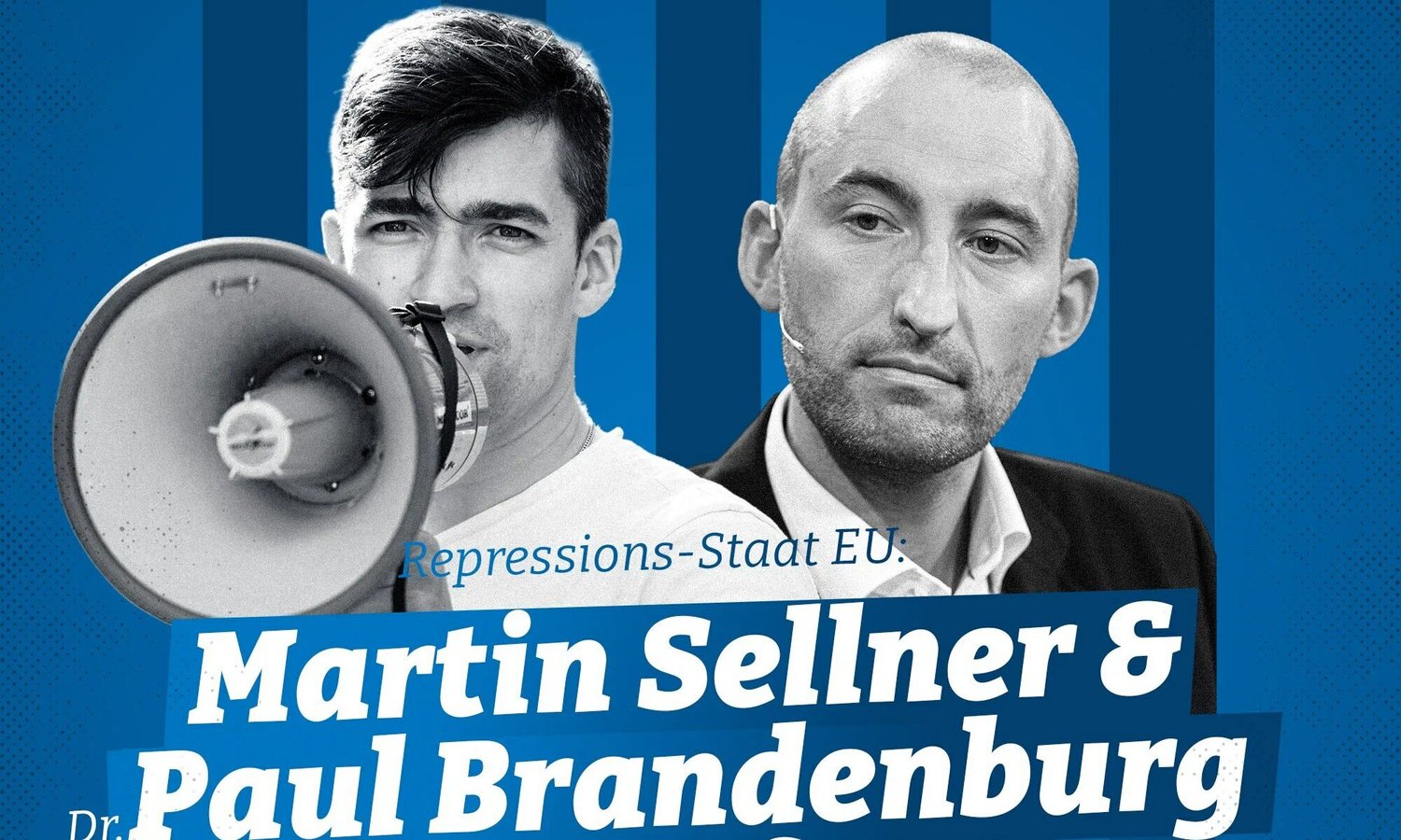 Sellner gestoppt, Brandenburg sitzt in Haft — Screenshot Tobias Teich, MdB / X