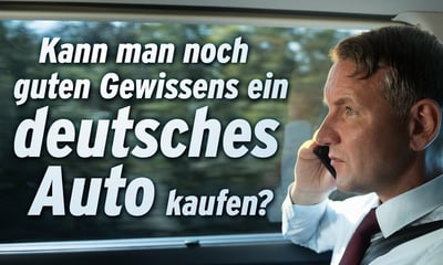 Björn Höcke und Auto — Screenshot / Facebook Björn Höcke
