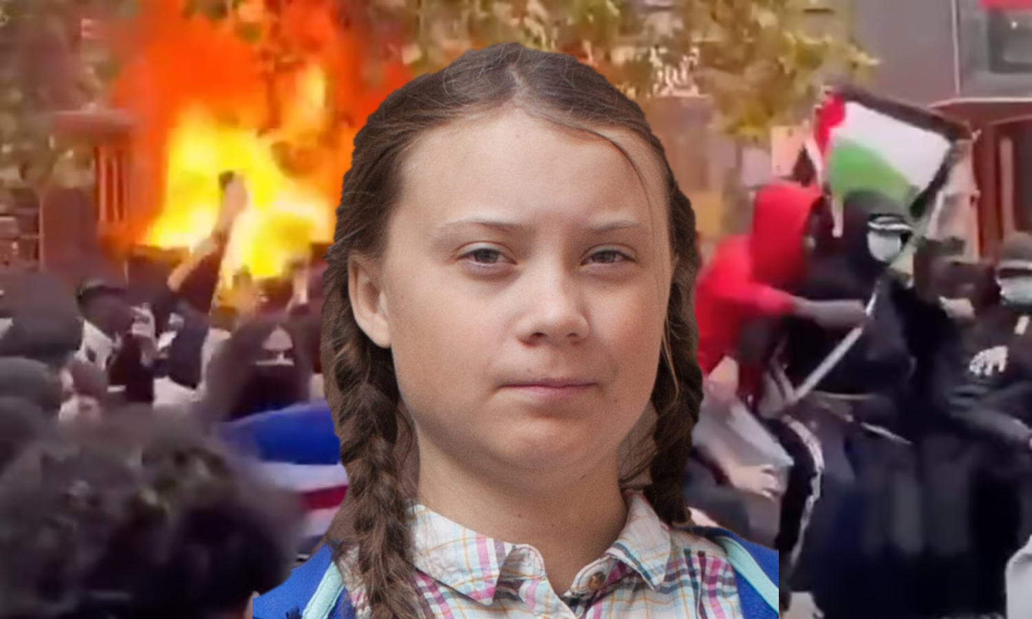 Greta Thunberg heizt Frankreich-„Protesten“ an — CC-BY-SA-4.0, Anders Hellberg/ Screenshot, Facebook Herbert Kickl (bearbeitet)