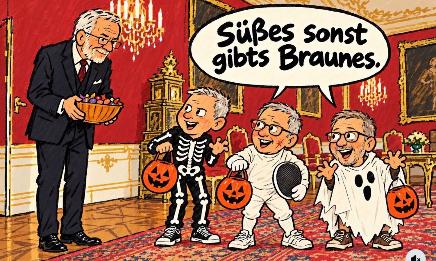 Karikatur SPÖ — Screenshot / Facebook SPÖ