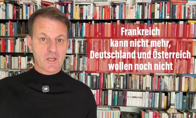 Frankreich-Krawalle: Fleischhacker warnt vor dem „molekularen Bürgerkrieg“ — Screenshot ServusTV ON/ Youtube