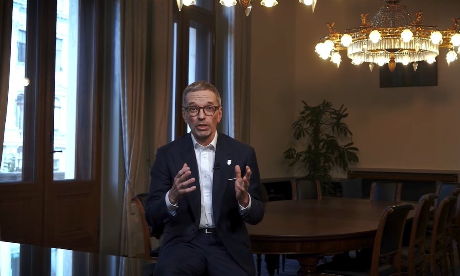 Kickl fordert ÖVP-Kurswechsel bei Migration — Screenshot FPÖ TV/YouTube