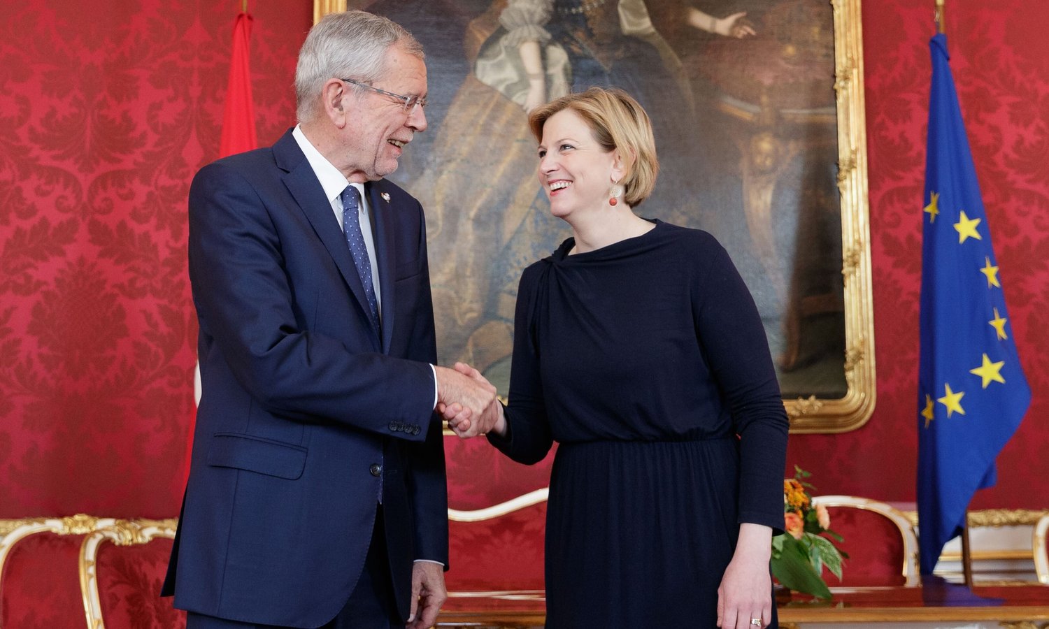Van der Bellen und Meinl-Reisinger — Peter Lechner/HBF