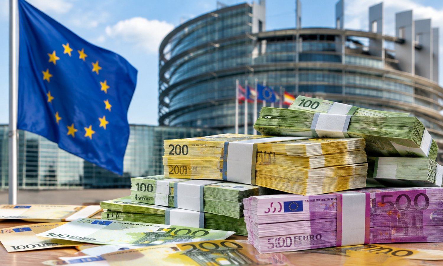 EU-Haushalt: Sieben Milliarden aus Österreich? — KI-generiertes Symbolbild