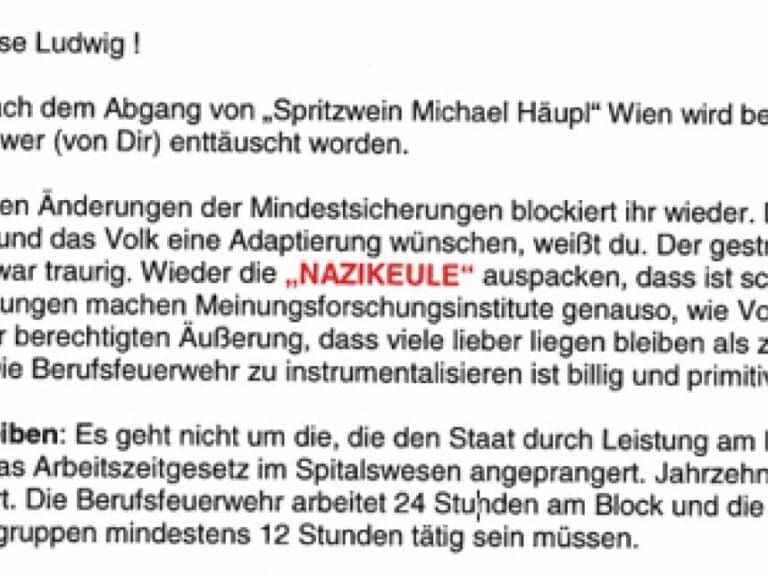 Roter Gewerkschafter von SPÖ schwer enttäuscht — Bild: z.V.g.