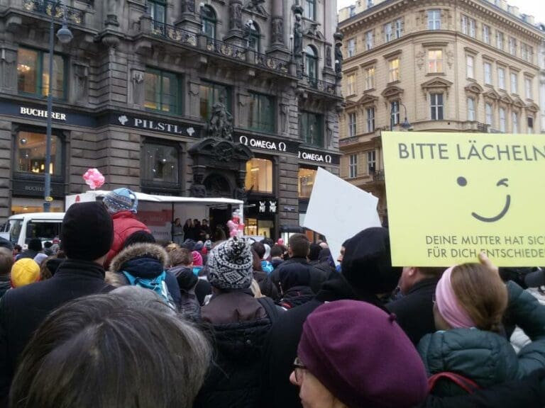 1.500 Teilnehmer beim “Marsch fürs Leben” — Bild: privat / zVg