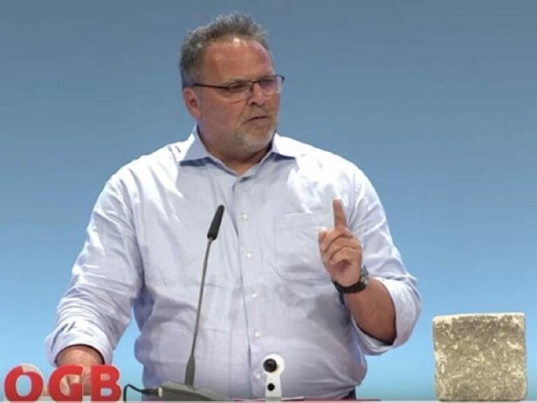 Ertappt: ÖGB steckt hinter "Morddrohungen" — Bild: Willi Mernyi / Screenshot / Youtube